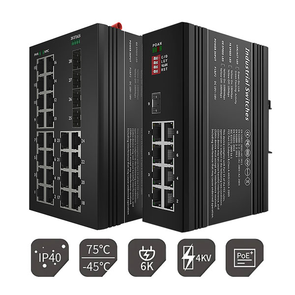 Industrial Switch PoE DIN